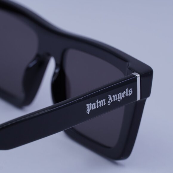 Palm Angels PERI109 NAPA 1007 Sunglasses Black Square Frame, Grey Lenses - Picture 8 of 9